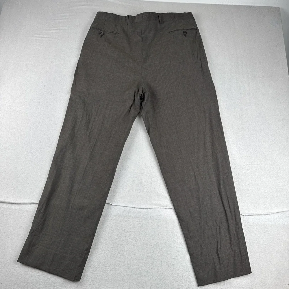 Corneliani Mens Brownish Gray Two Piece Suit 42R , Pants Fit 32*28 3 Button Wool
